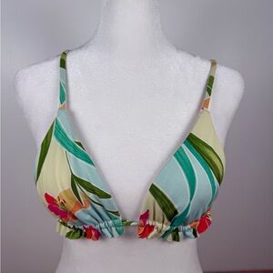 Hurley Tropical Print Bikini Top